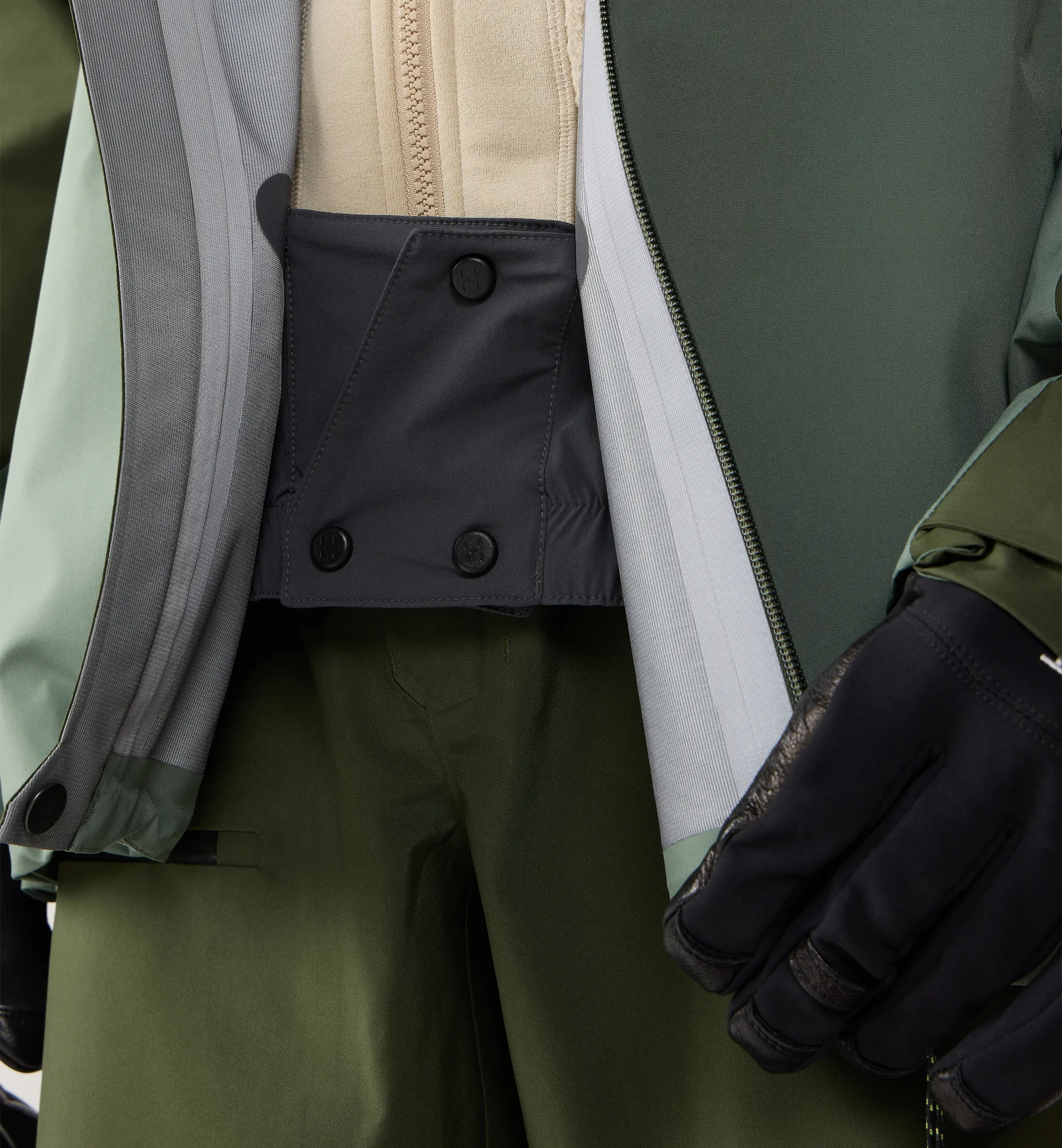 Alper Proof Jacket Men Seaweed Green/Chlorophyll Green