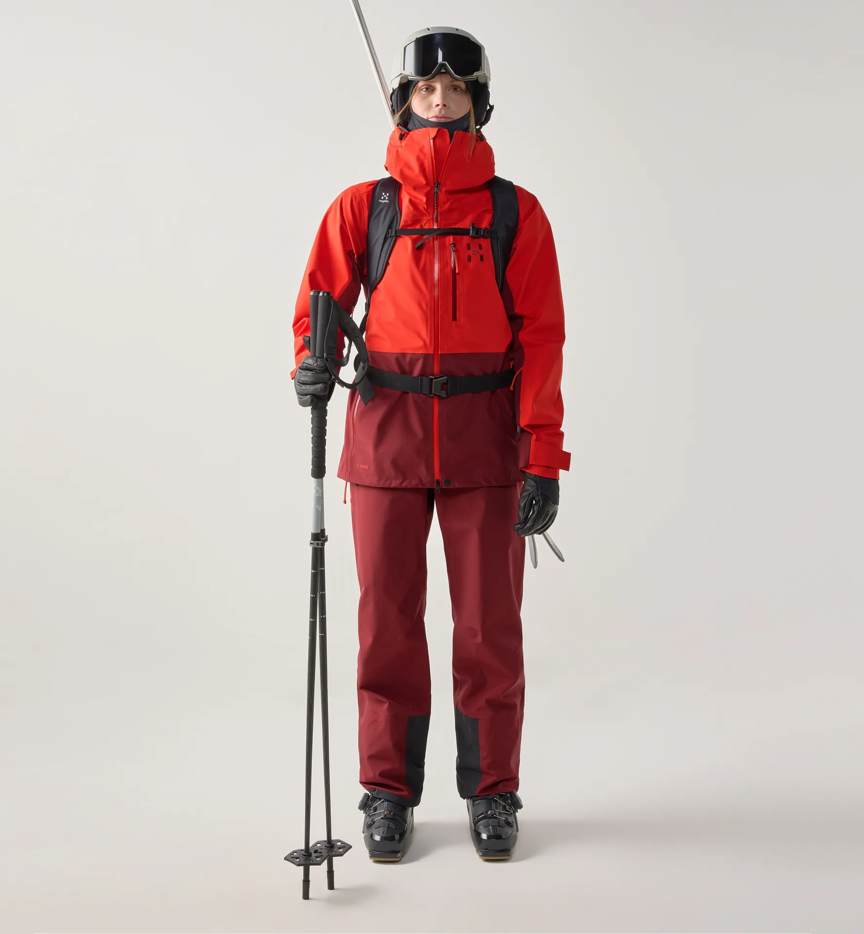 Alper Proof Jacket Women Tech Red/Carmine Red