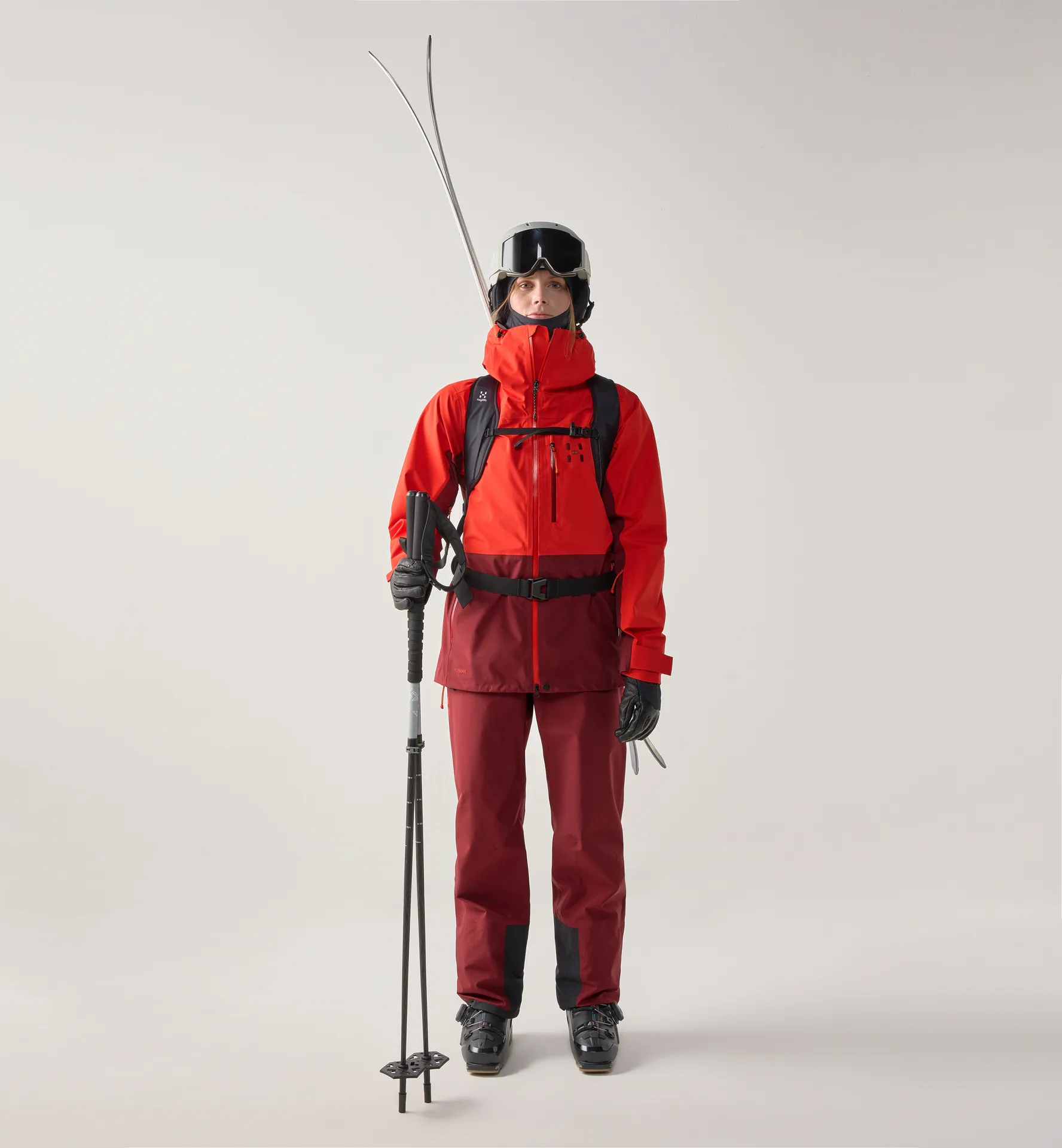 Alper Proof Jacket Women Tech Red/Carmine Red