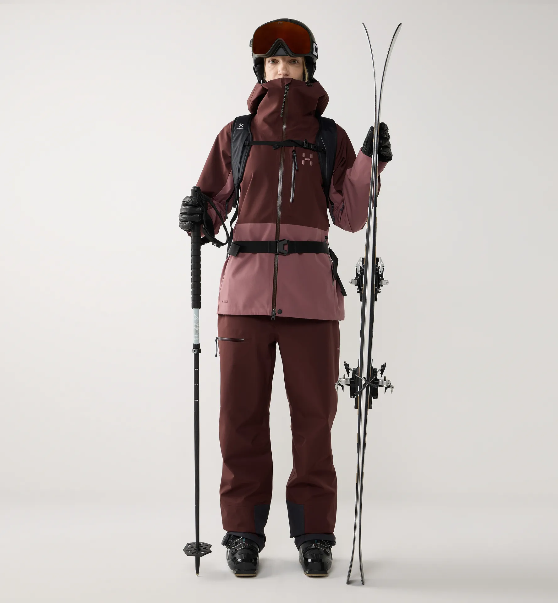 Alper Proof Jacket Women Maroon Trail / Misty Mauve