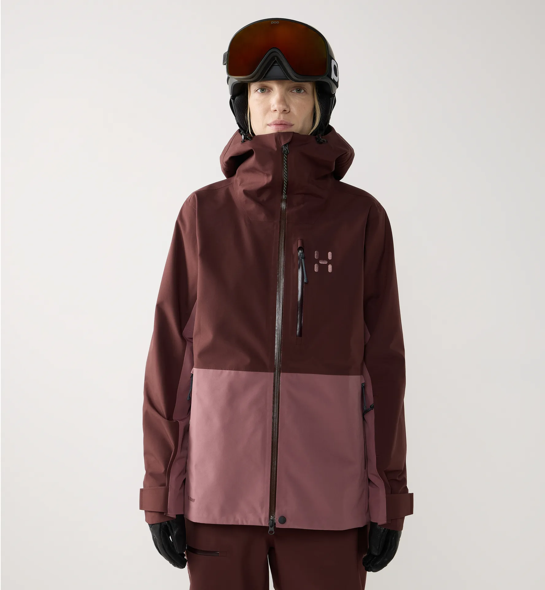 Alper Proof Jacket Women Maroon Trail / Misty Mauve