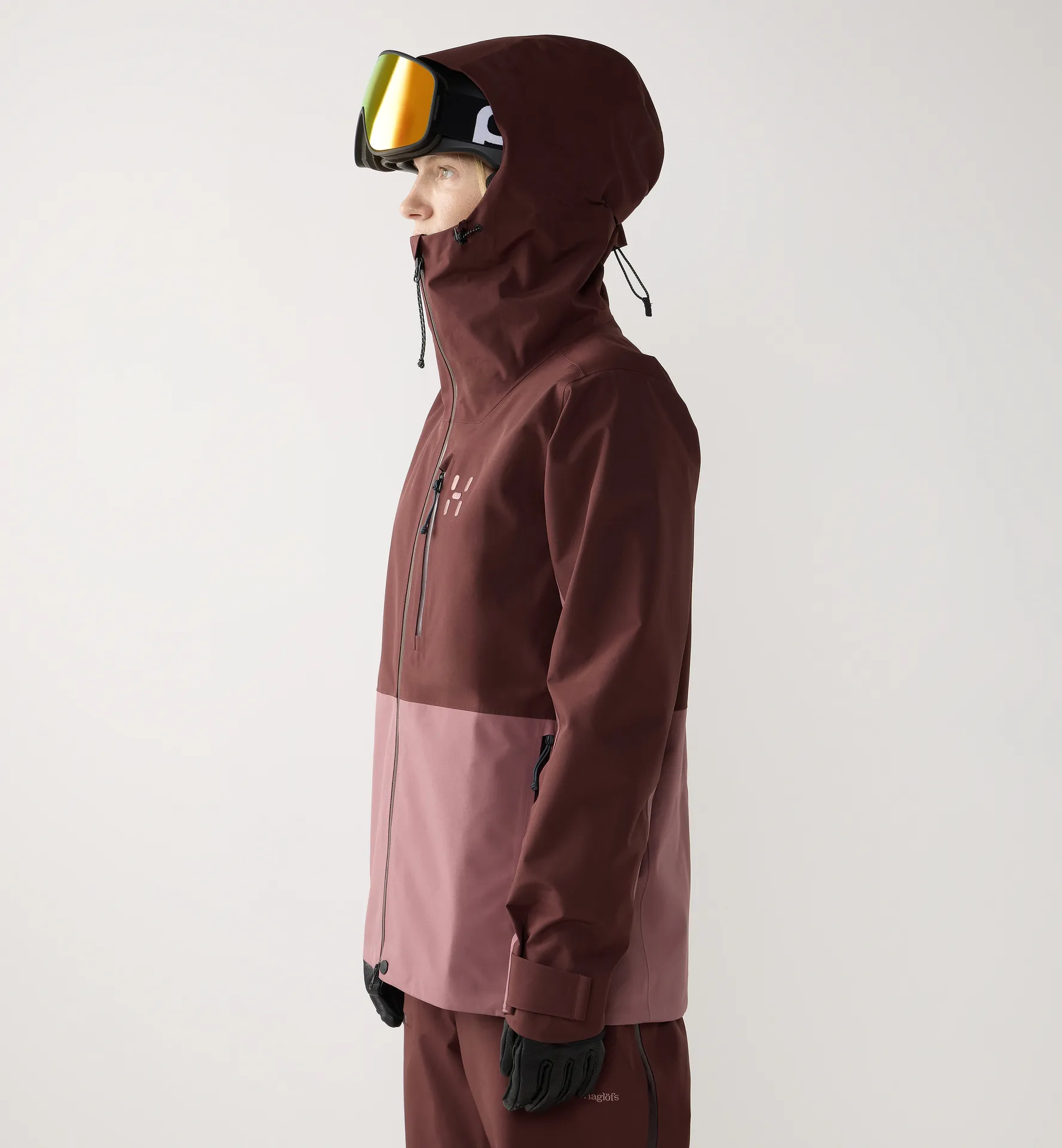 Alper Proof Jacket Women Maroon Trail / Misty Mauve
