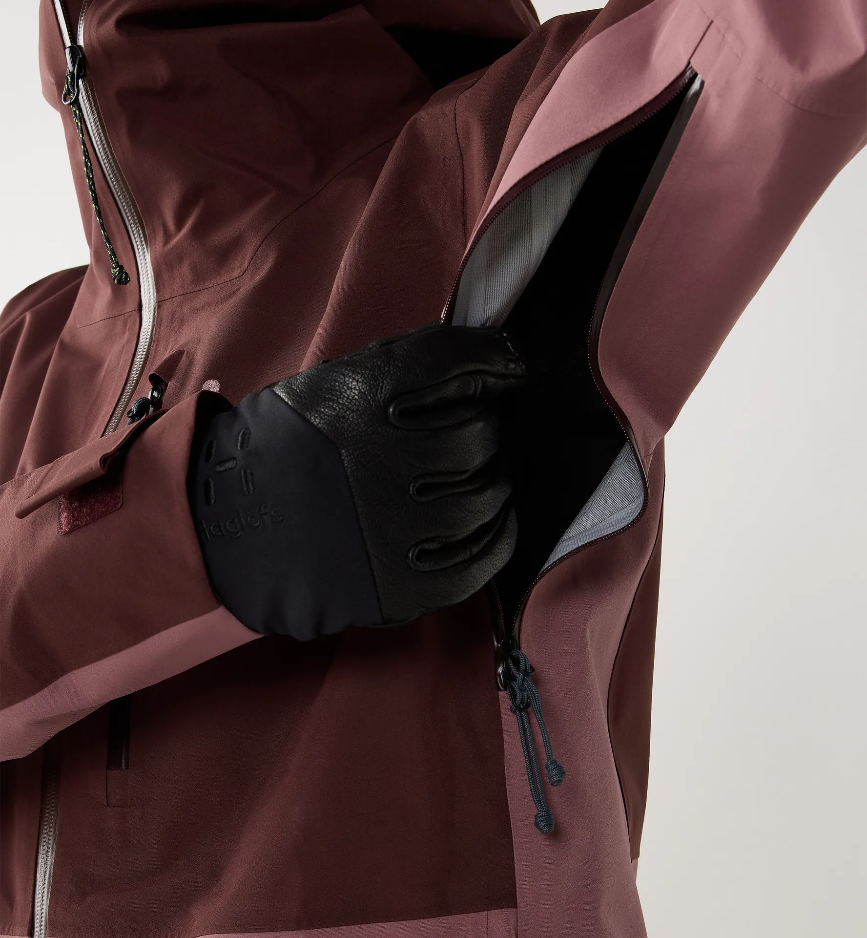 Alper Proof Jacket Women Maroon Trail / Misty Mauve