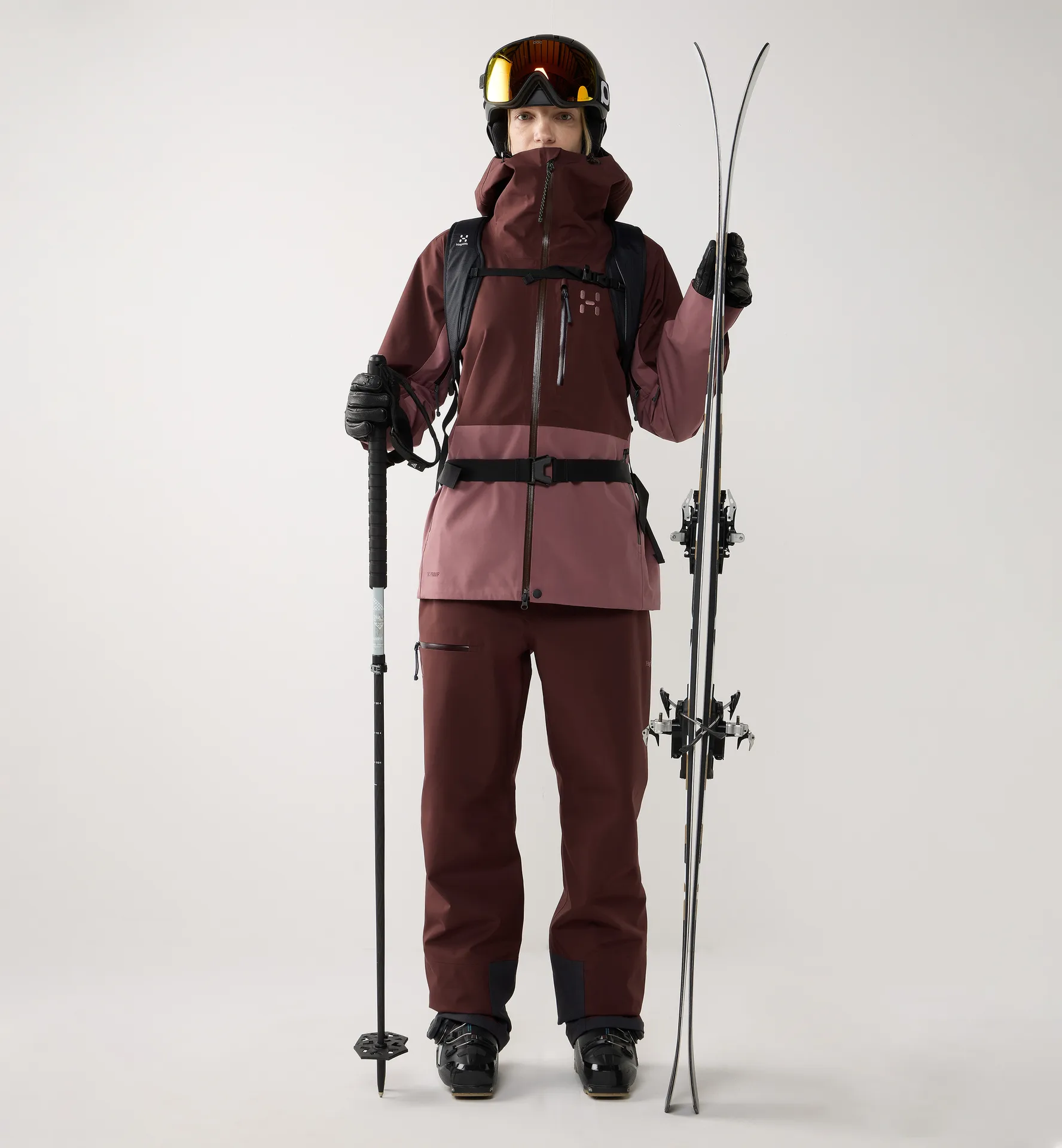 Alper Proof Pant Women Maroon Trail