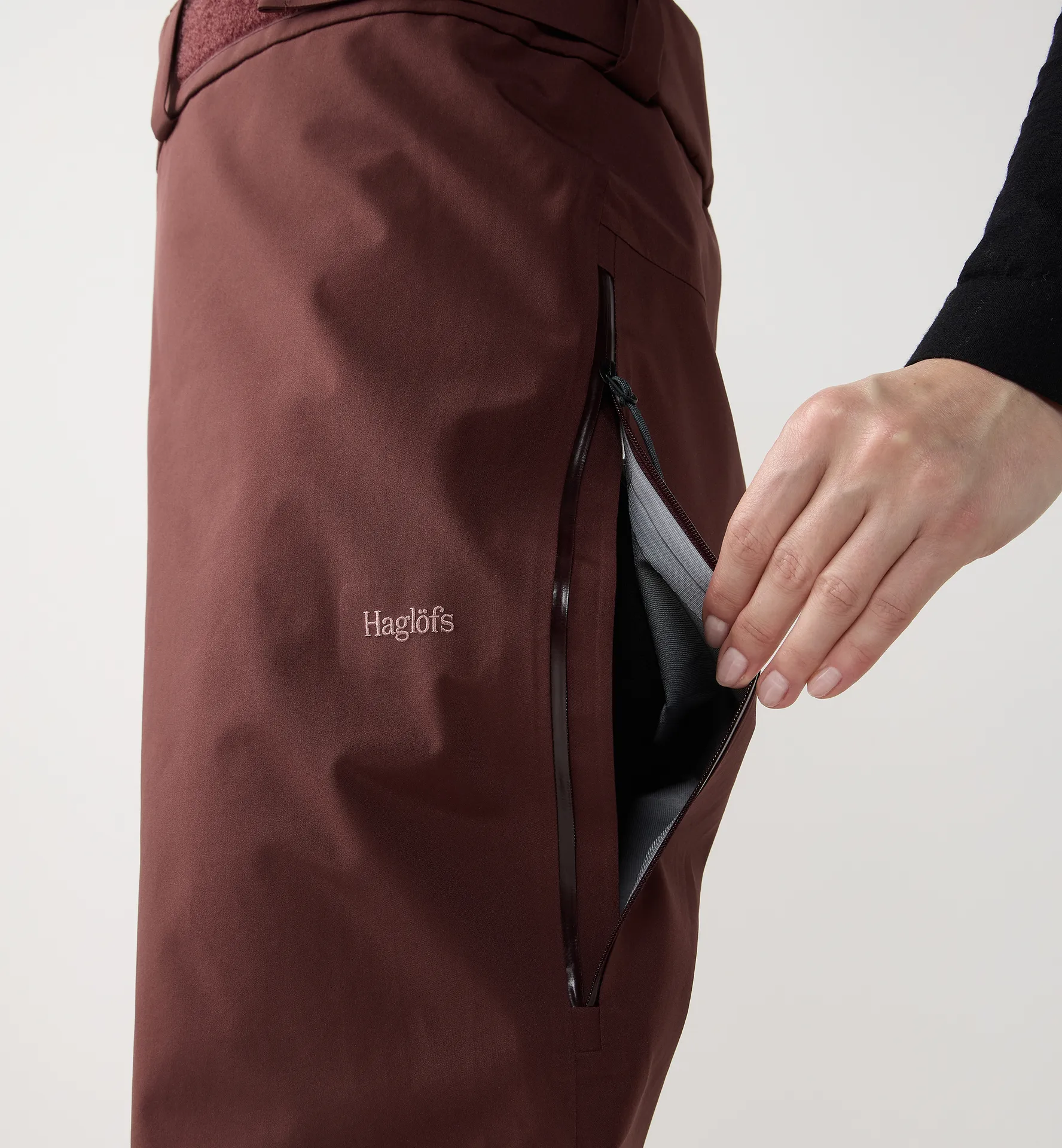 Alper Proof Pant Women Maroon Trail