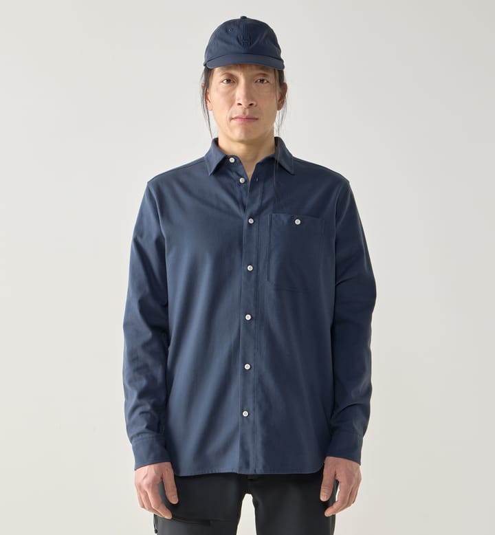 Virke Flannel Shirt Men Tarn Blue Virke Flannel Shirt Men Tarn Blue