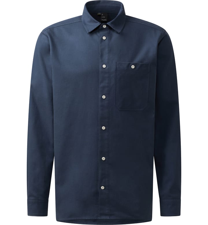 Virke Flannel Shirt Men Tarn Blue Virke Flannel Shirt Men Tarn Blue