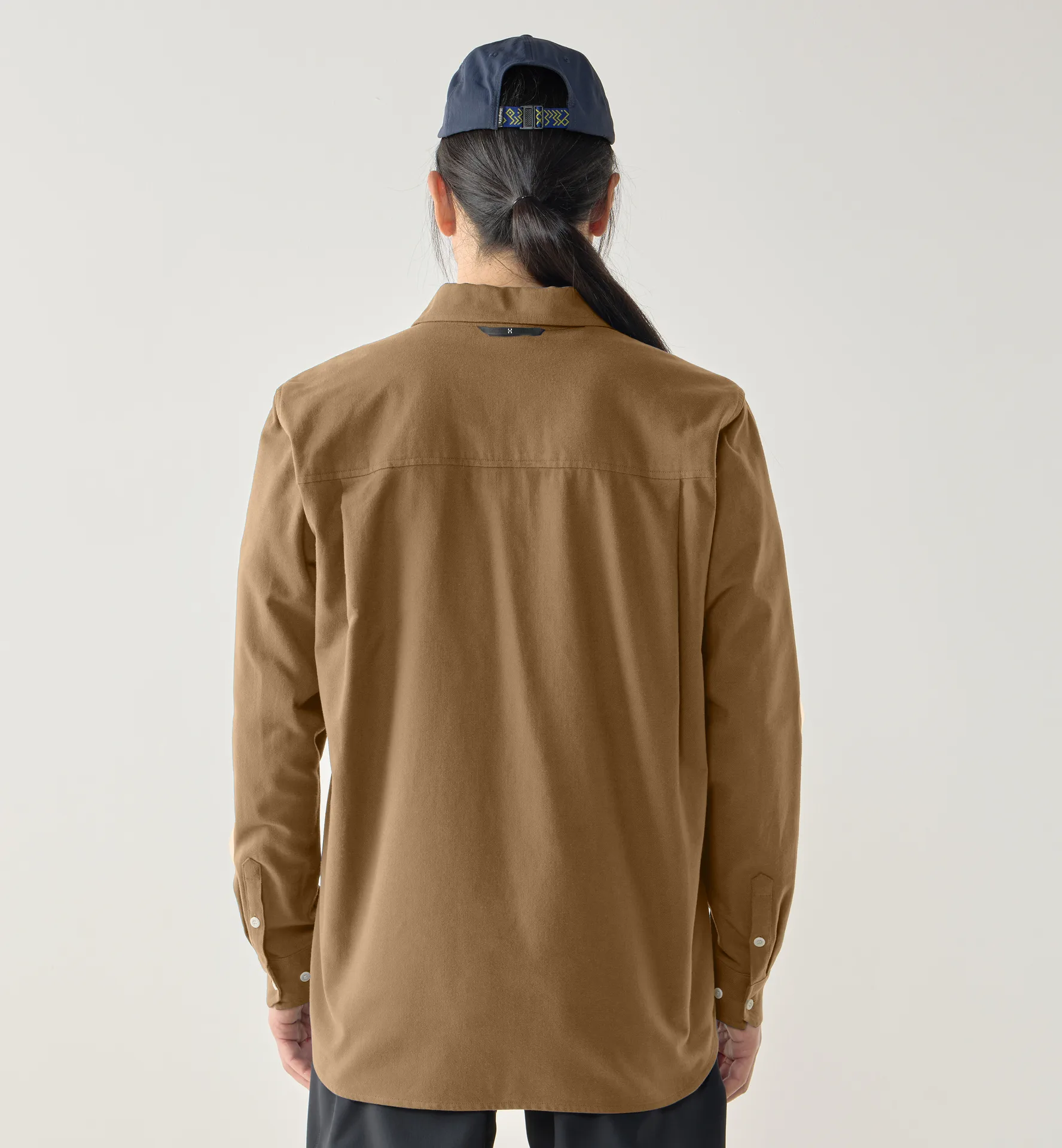 Virke Flannel Shirt Men Teak Brown