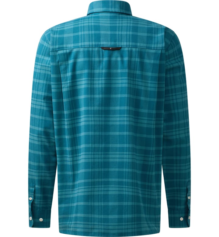 Virke Flannel Shirt Men Mountain Teal/Deep Teal Virke Flannel Shirt Men Mountain Teal/Deep Teal