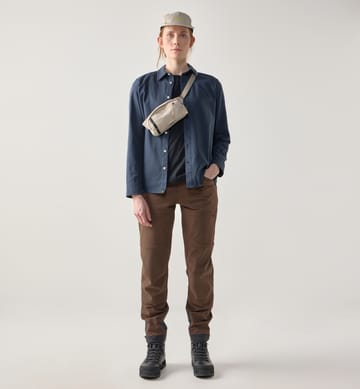 Virke Flannel Shirt Women Tarn Blue