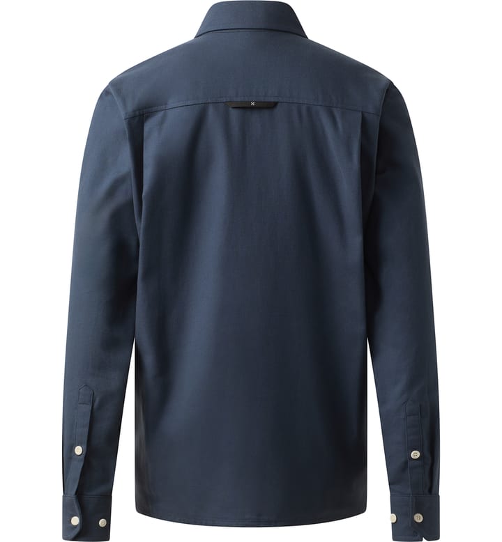 Virke Flannel Shirt Women Tarn Blue