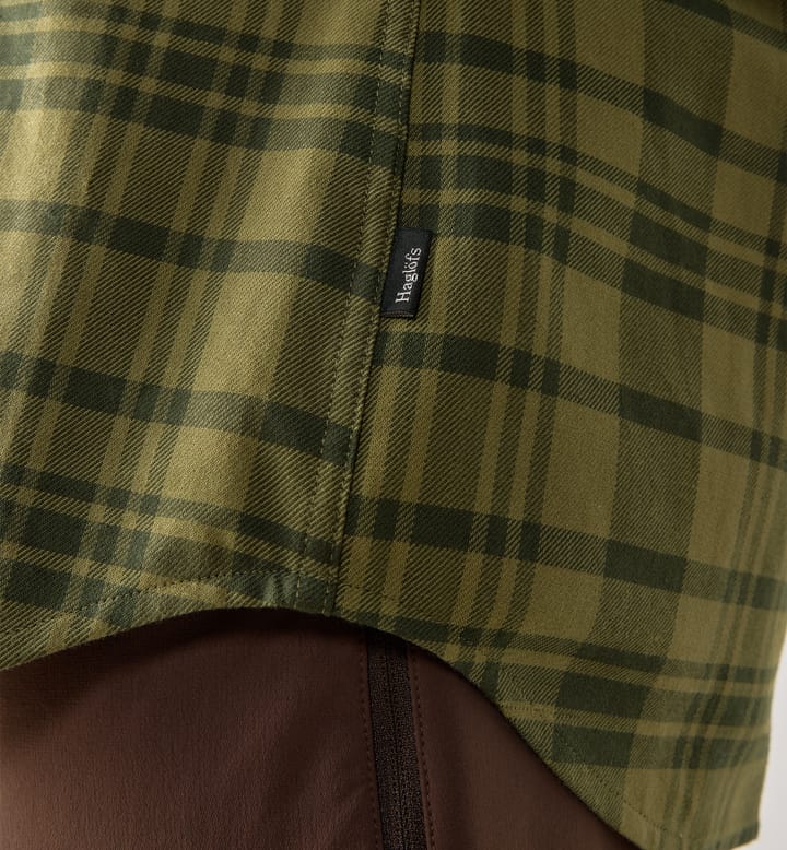 Virke Flannel Shirt Women Seaweed Green/Olive Green Virke Flannel Shirt Women Seaweed Green/Olive Green