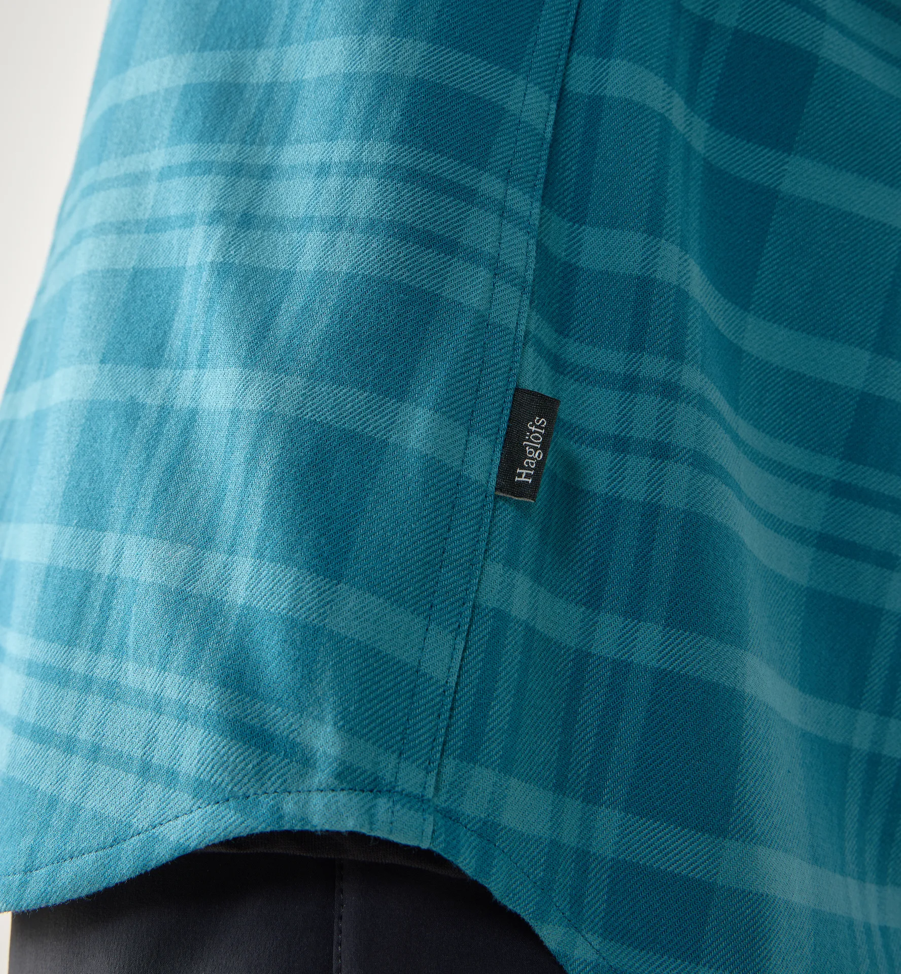 Virke Flannel Shirt Women Mountain Teal/Deep Teal
