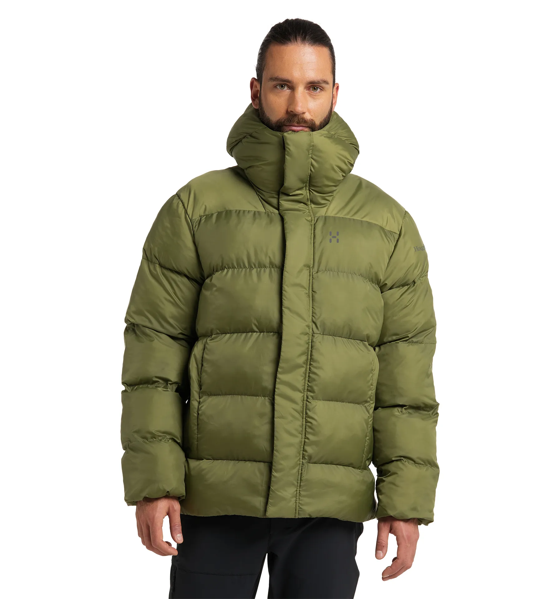 Puffy Mimic II Hood Men Olive Green