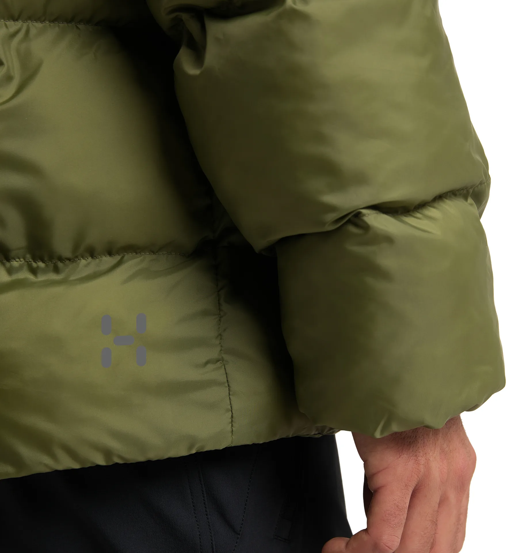 Puffy Mimic II Hood Men Olive Green