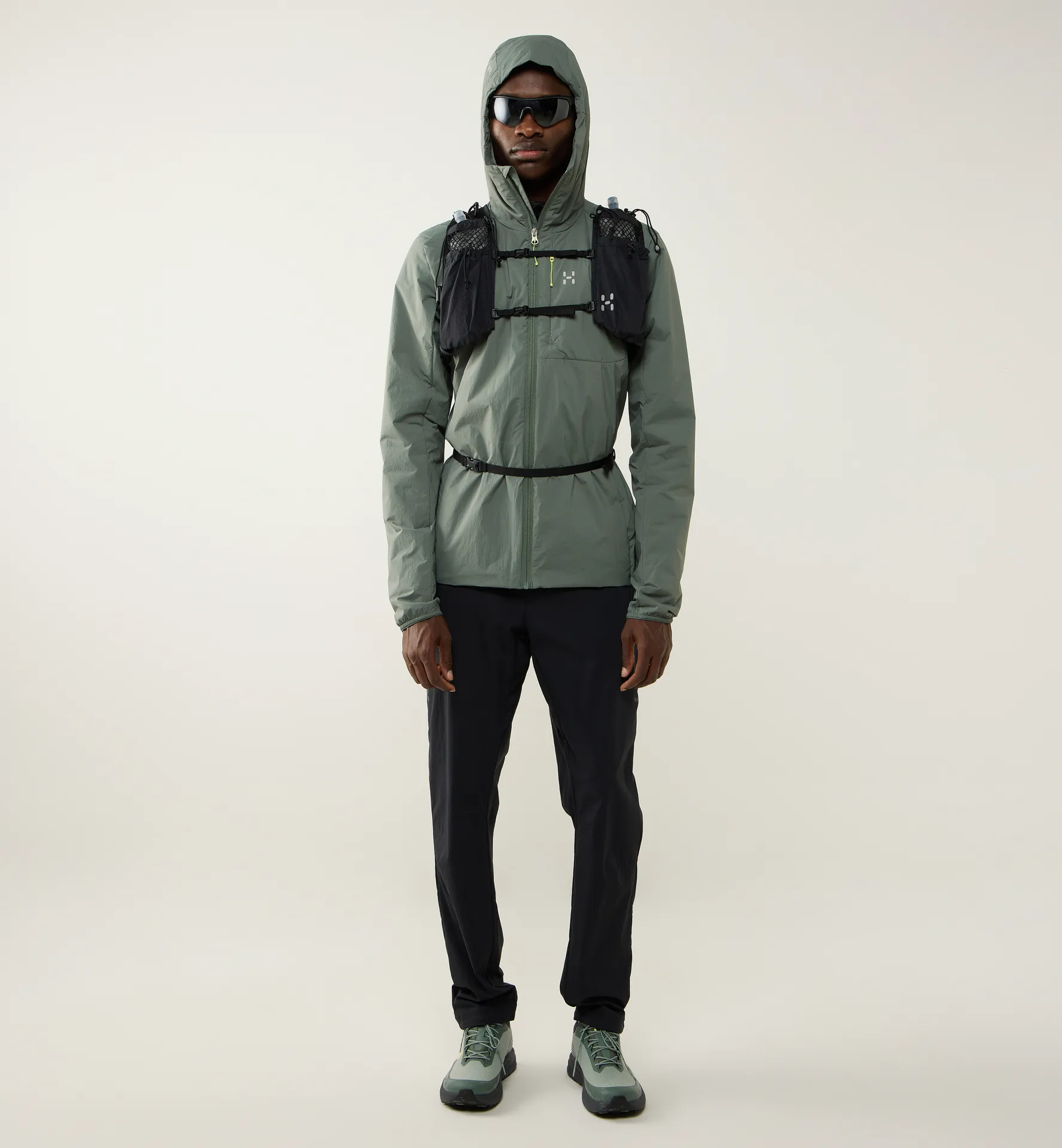 L.I.M Mimic Barrier Hood Men Chlorophyll Green