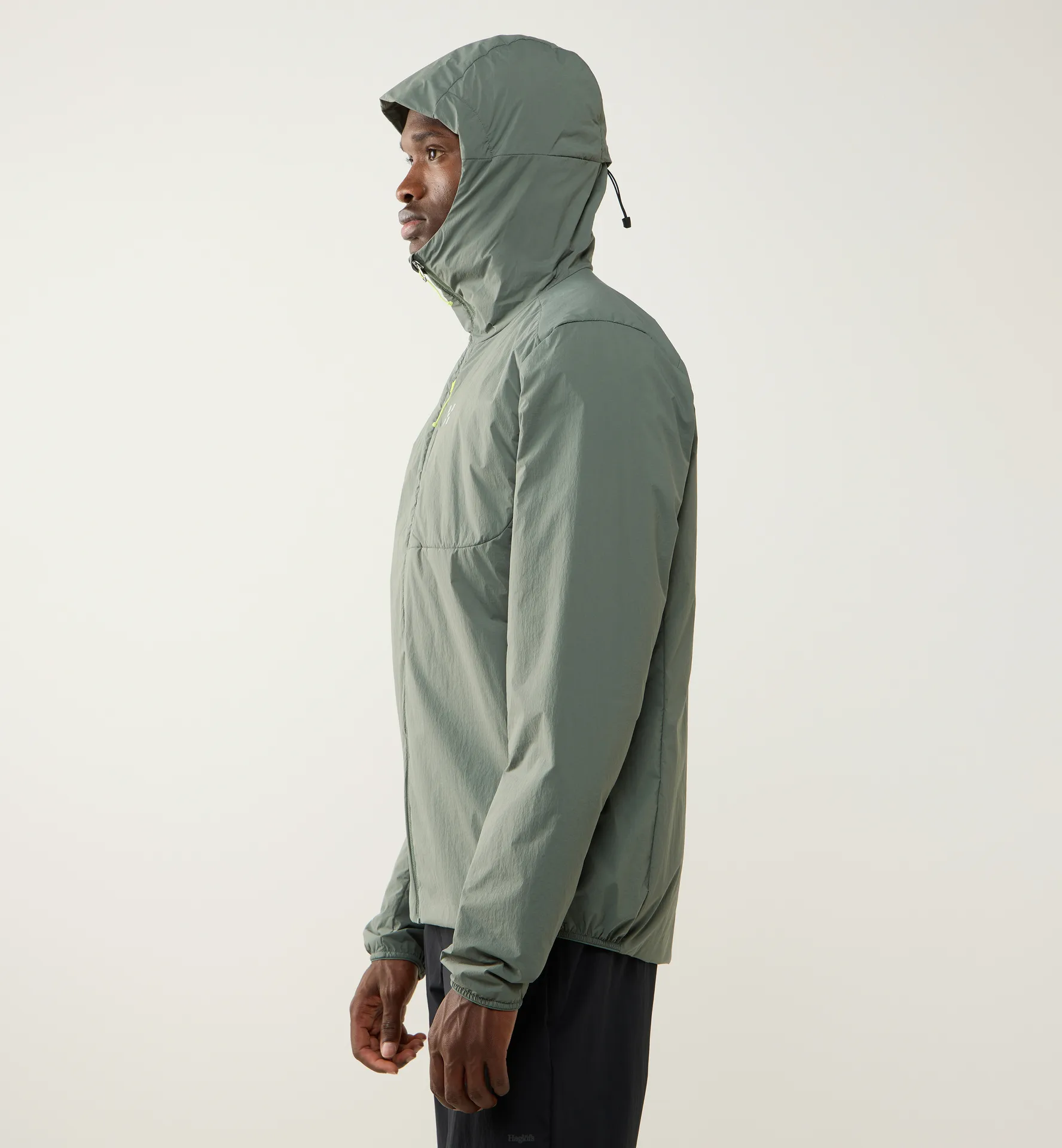 L.I.M Mimic Barrier Hood Men Chlorophyll Green