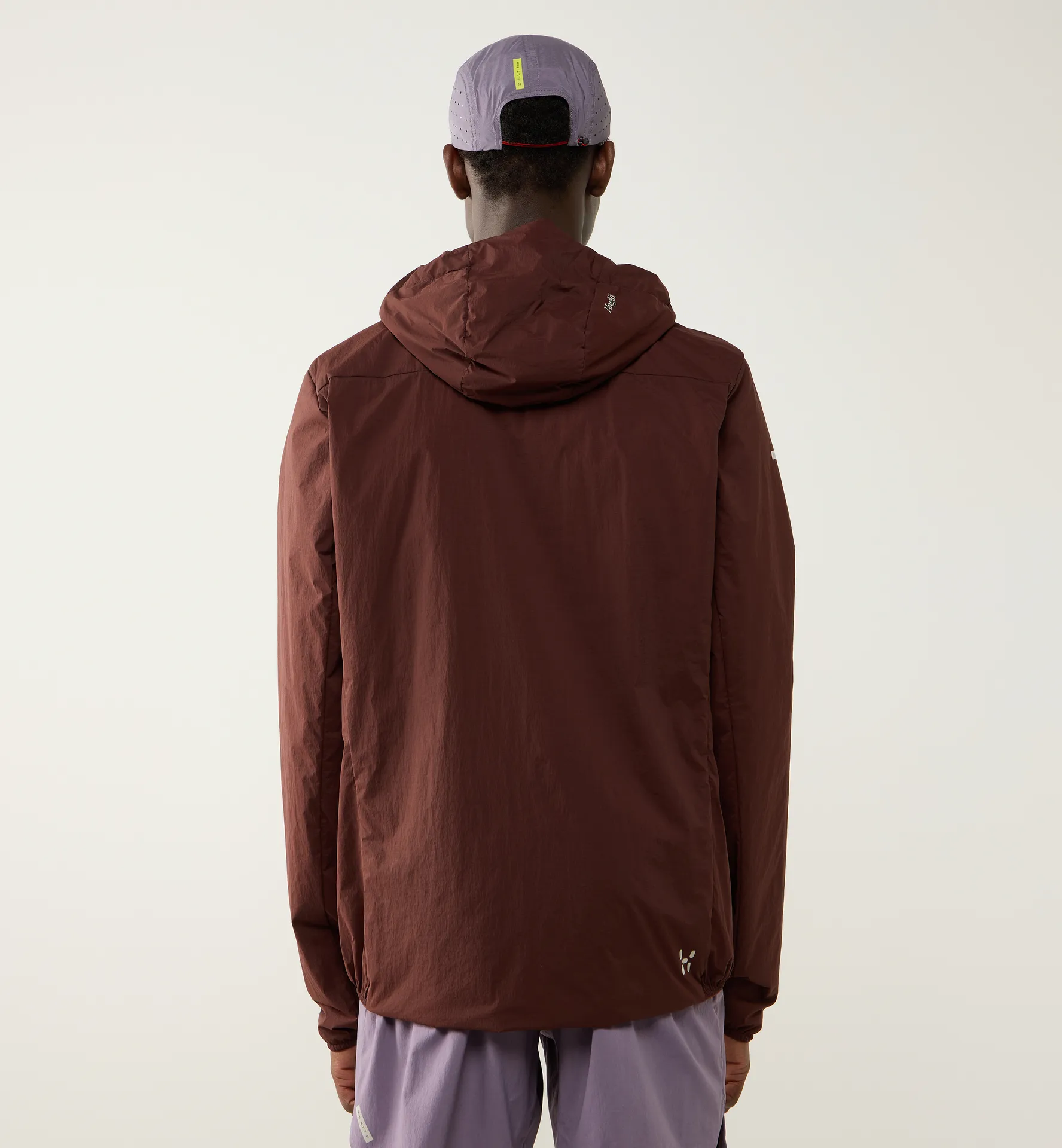 L.I.M Mimic Barrier Hood Men Maroon Trail