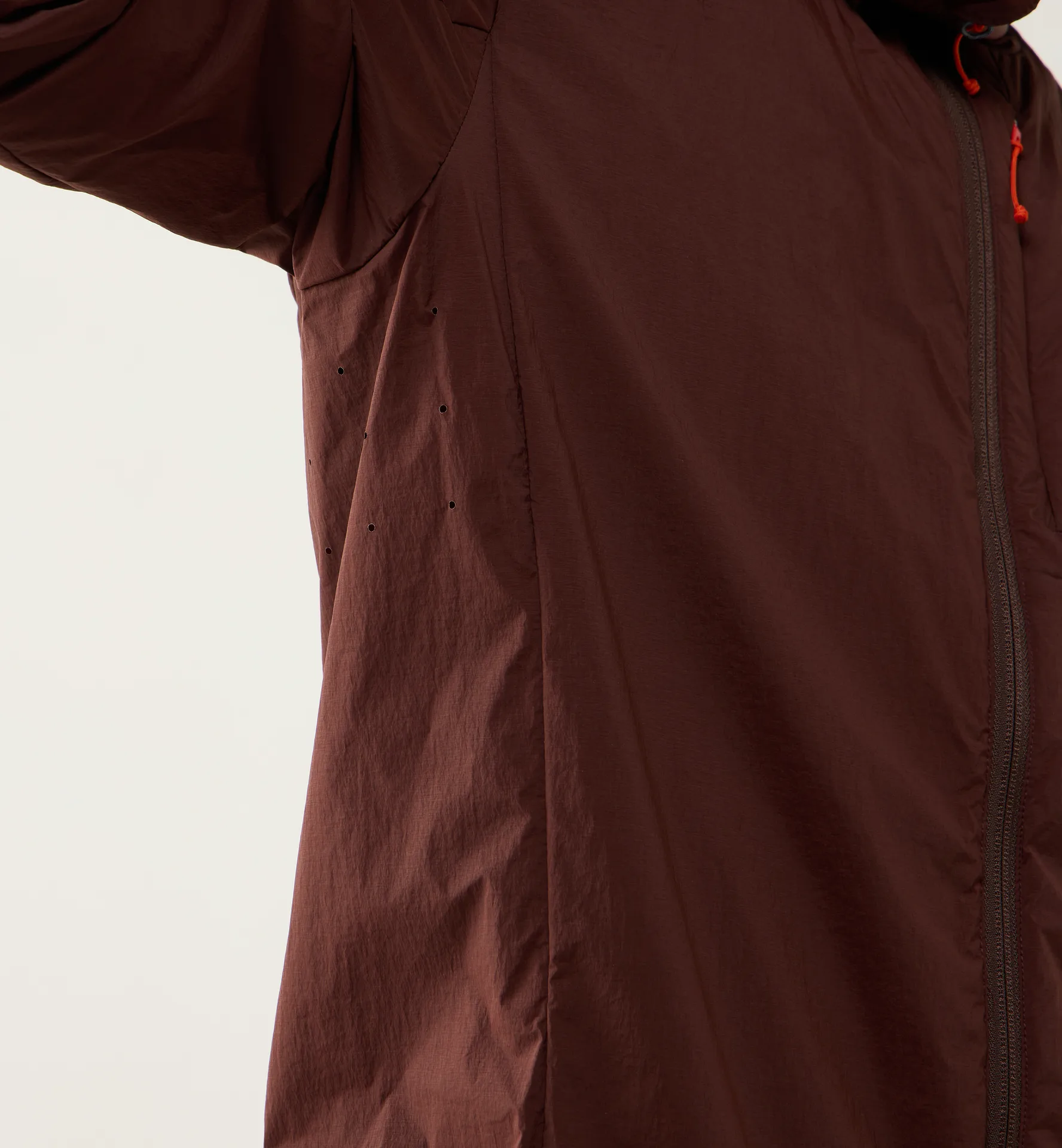 L.I.M Mimic Barrier Hood Men Maroon Trail