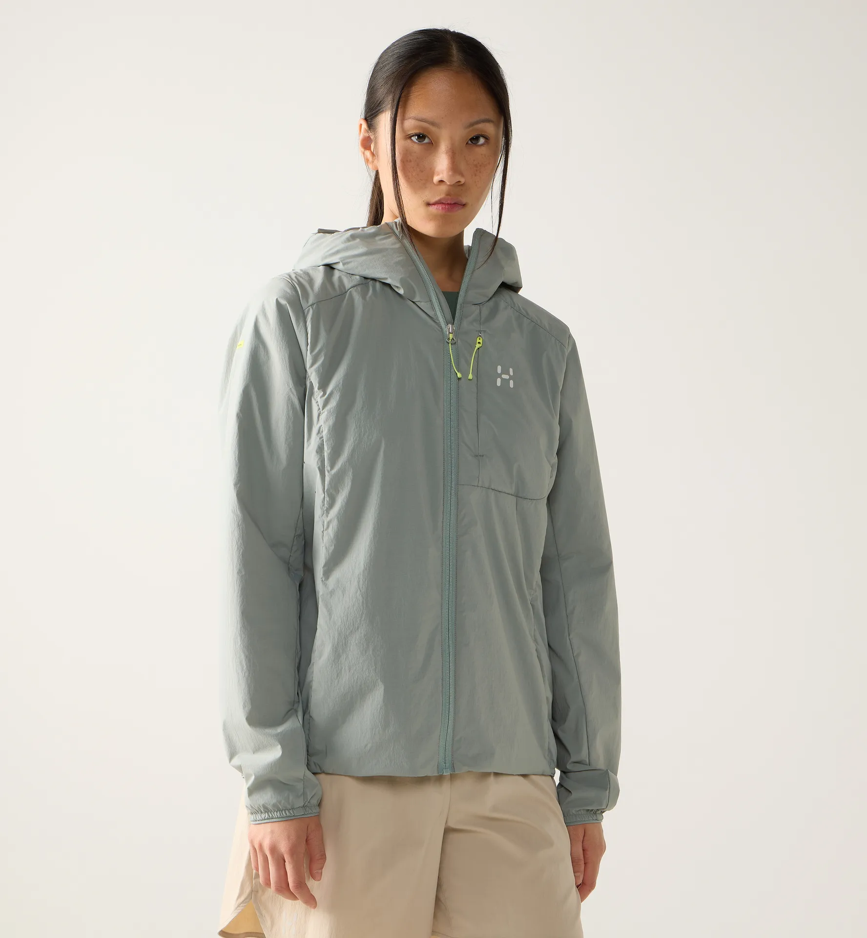 Haglöfs L.I.M Mimic Barrier Hood Women Dew Green - Damen - S