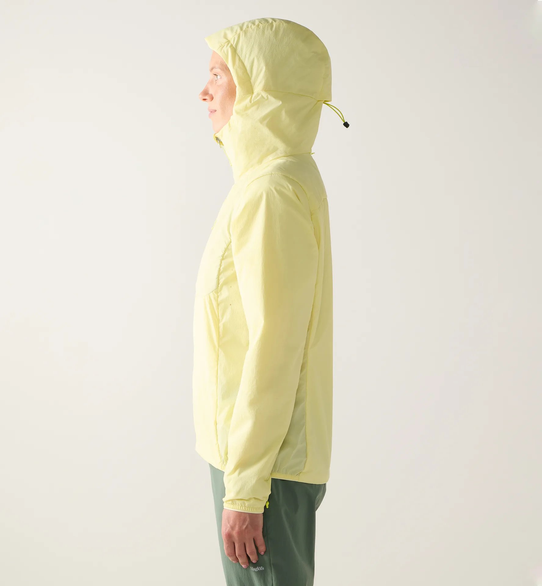L.I.M Mimic Barrier Hood Women Yellow Rise