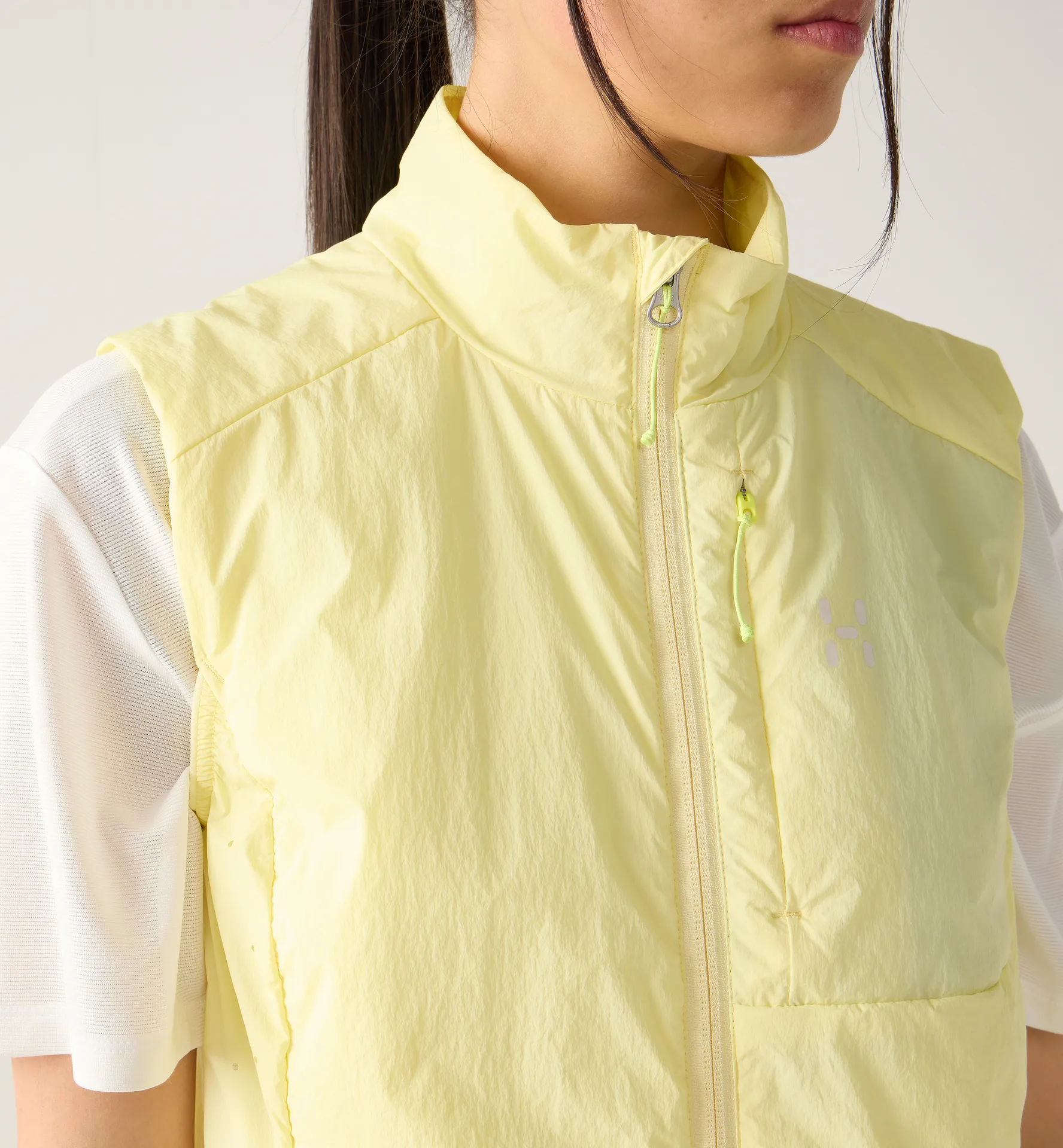 L.I.M Mimic Barrier Vest Women Yellow Rise