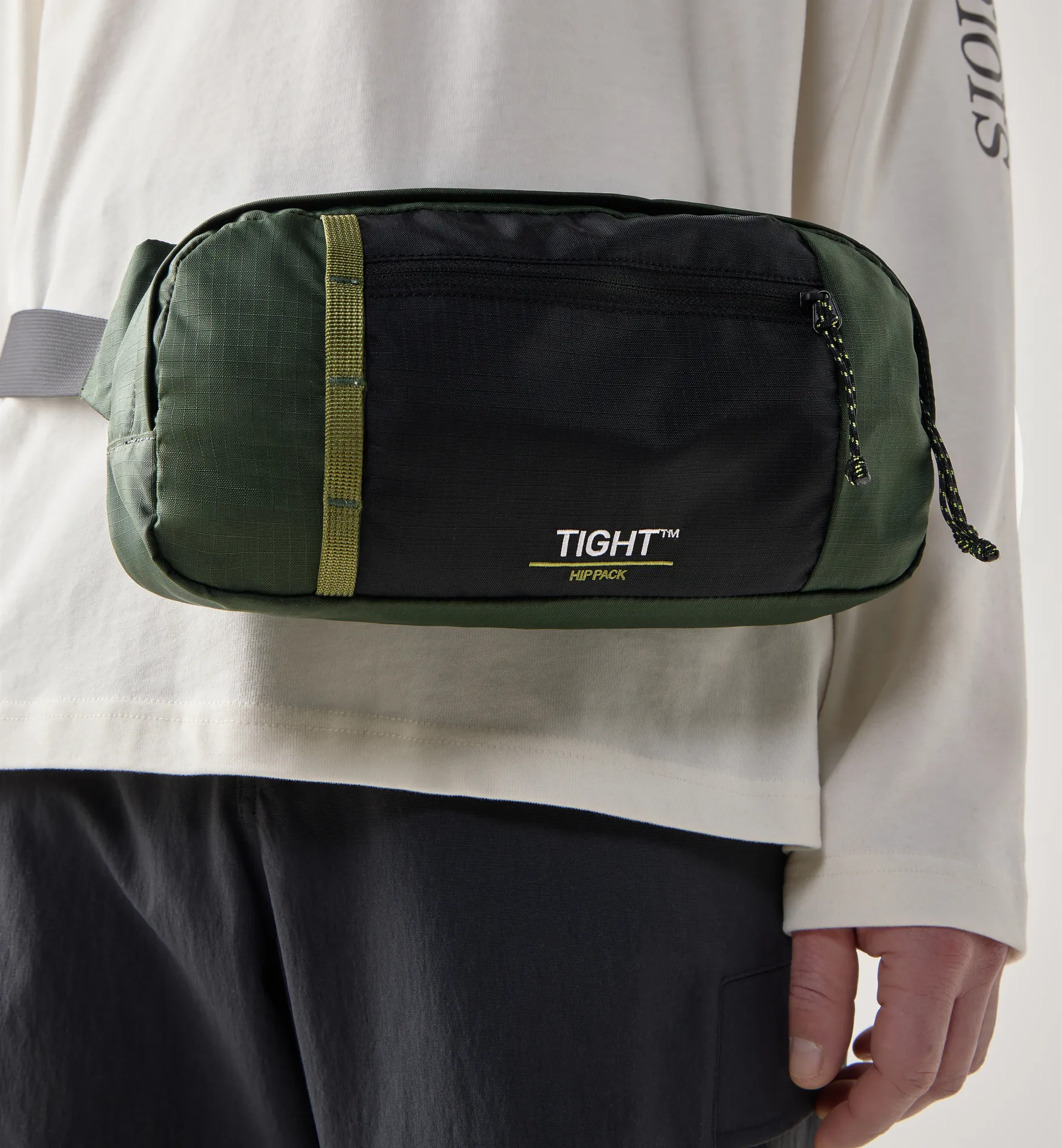 Tight hip pack 3,5 Seaweed Green/True Black