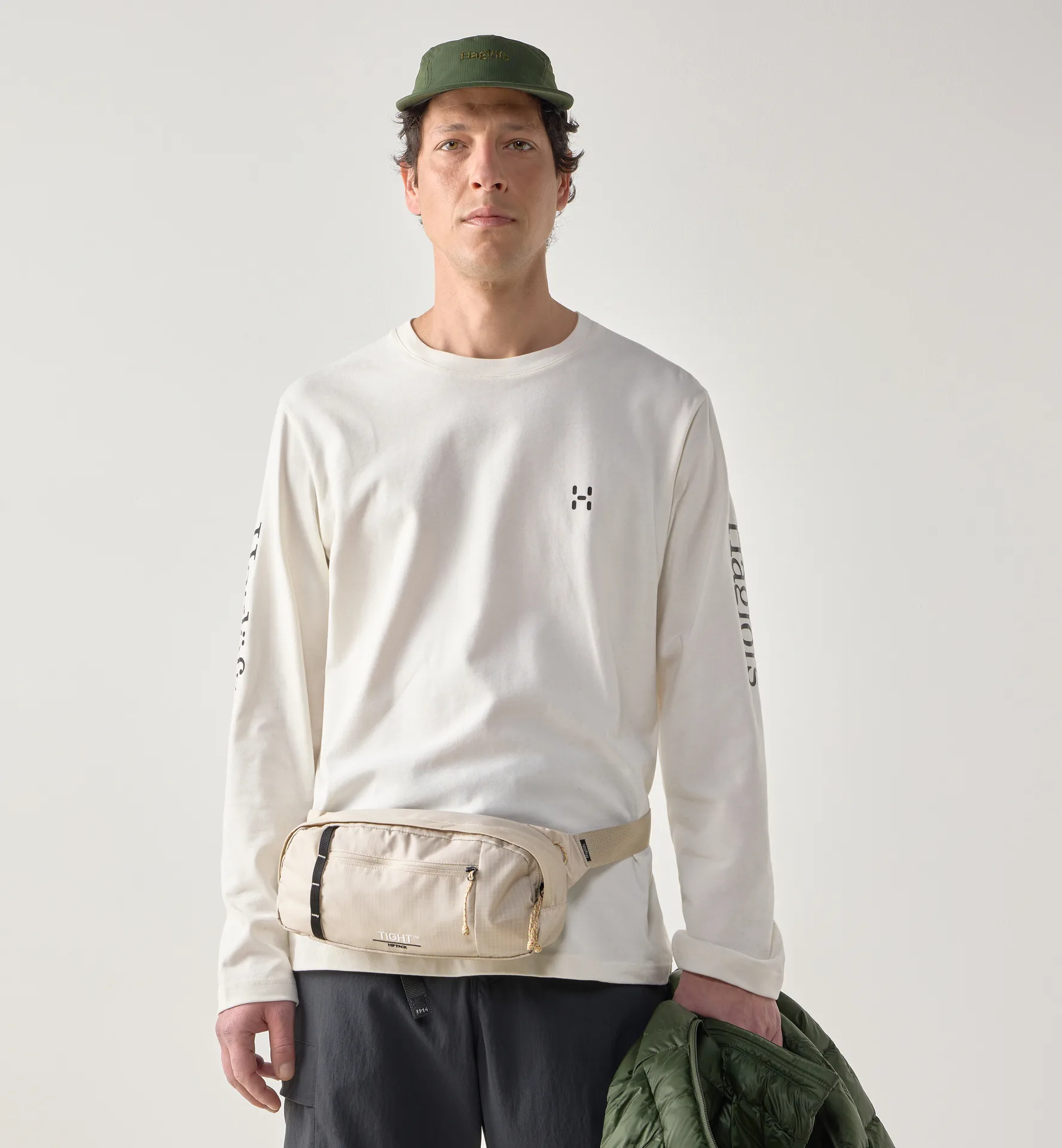 Tight hip pack 3,5 Chalk Beige/True Black