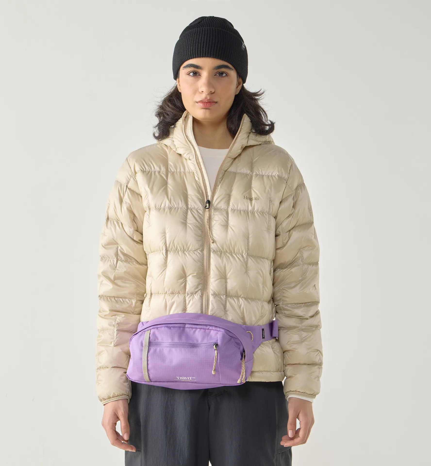 Tight hip pack 3,5 Purple ice/Chalk beige