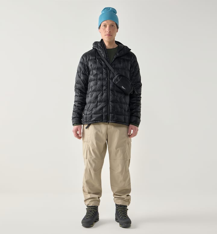 Hede Down Hood Men True Black