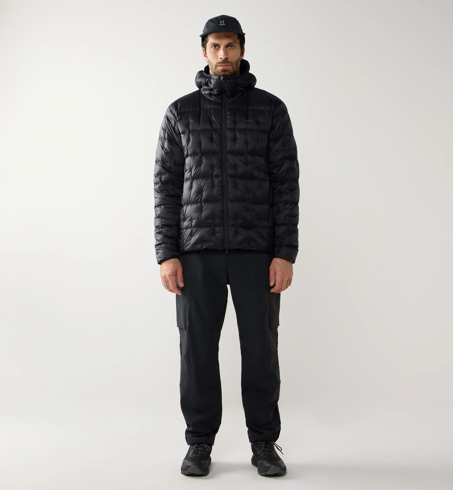 Hede Down Hood Men True Black