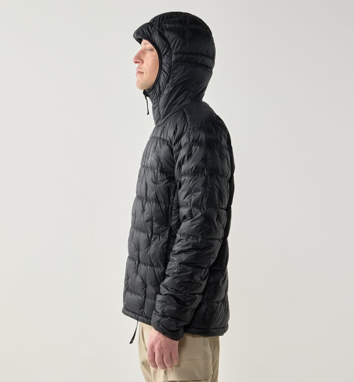 Hede Down Hood Men True Black