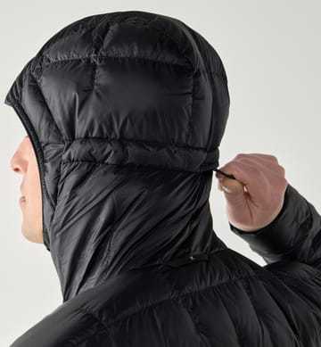 Hede Down Hood Men True Black