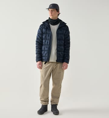 Hede Down Hood Men Tarn Blue