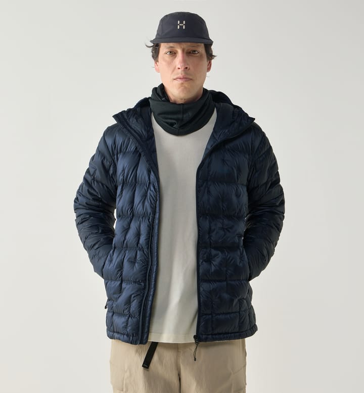 Hede Down Hood Men Tarn Blue