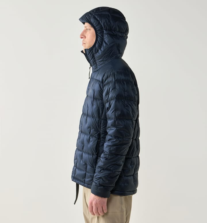 Hede Down Hood Men Tarn Blue