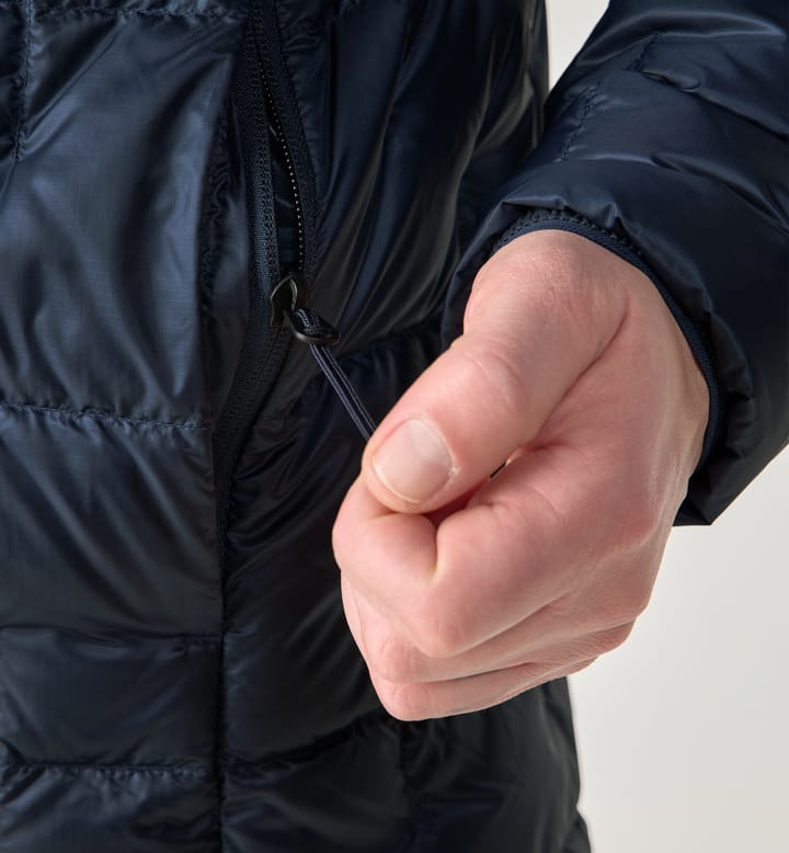 Hede Down Hood Men Tarn Blue