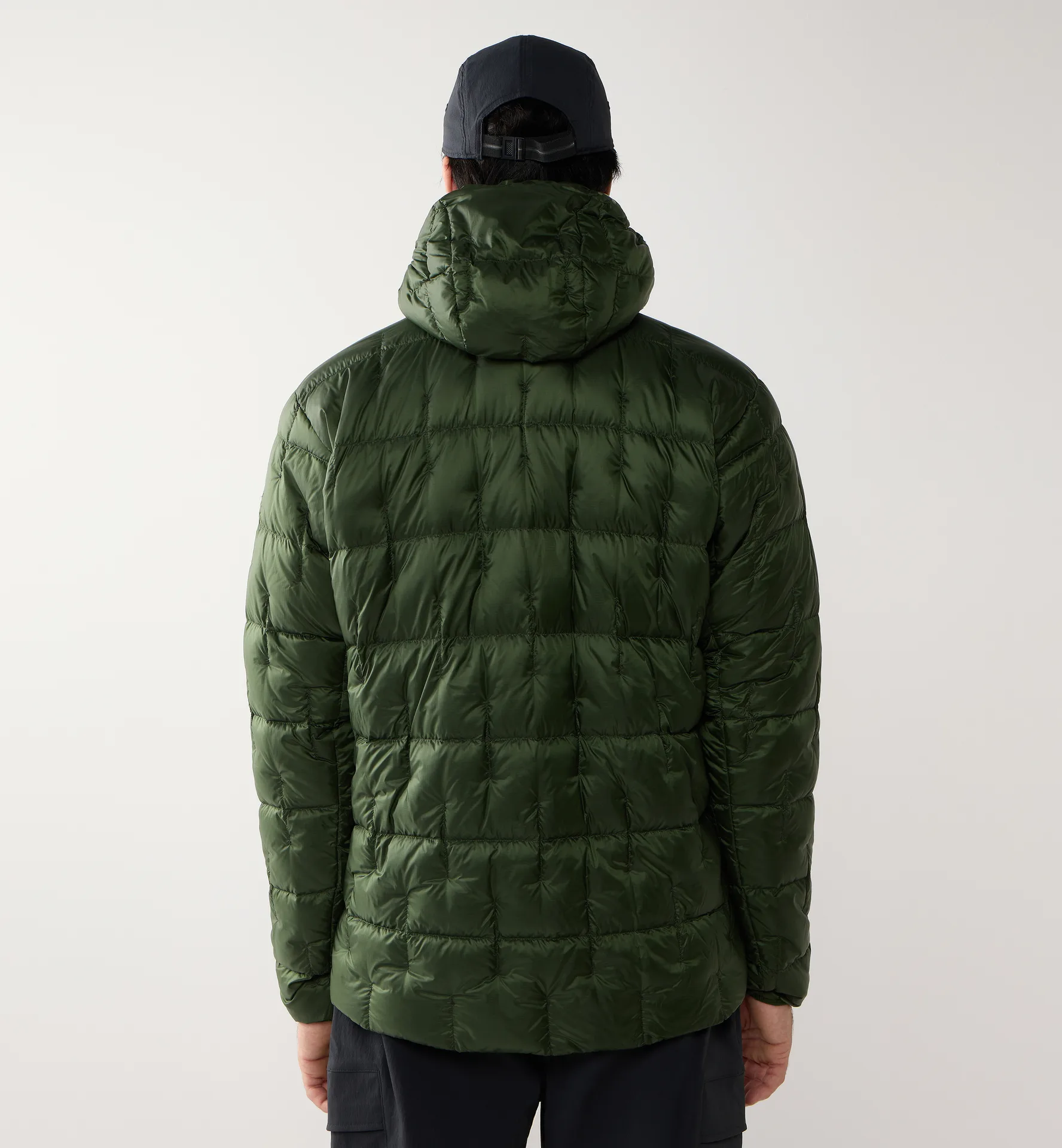 Hede Down Hood Men Seaweed Green
