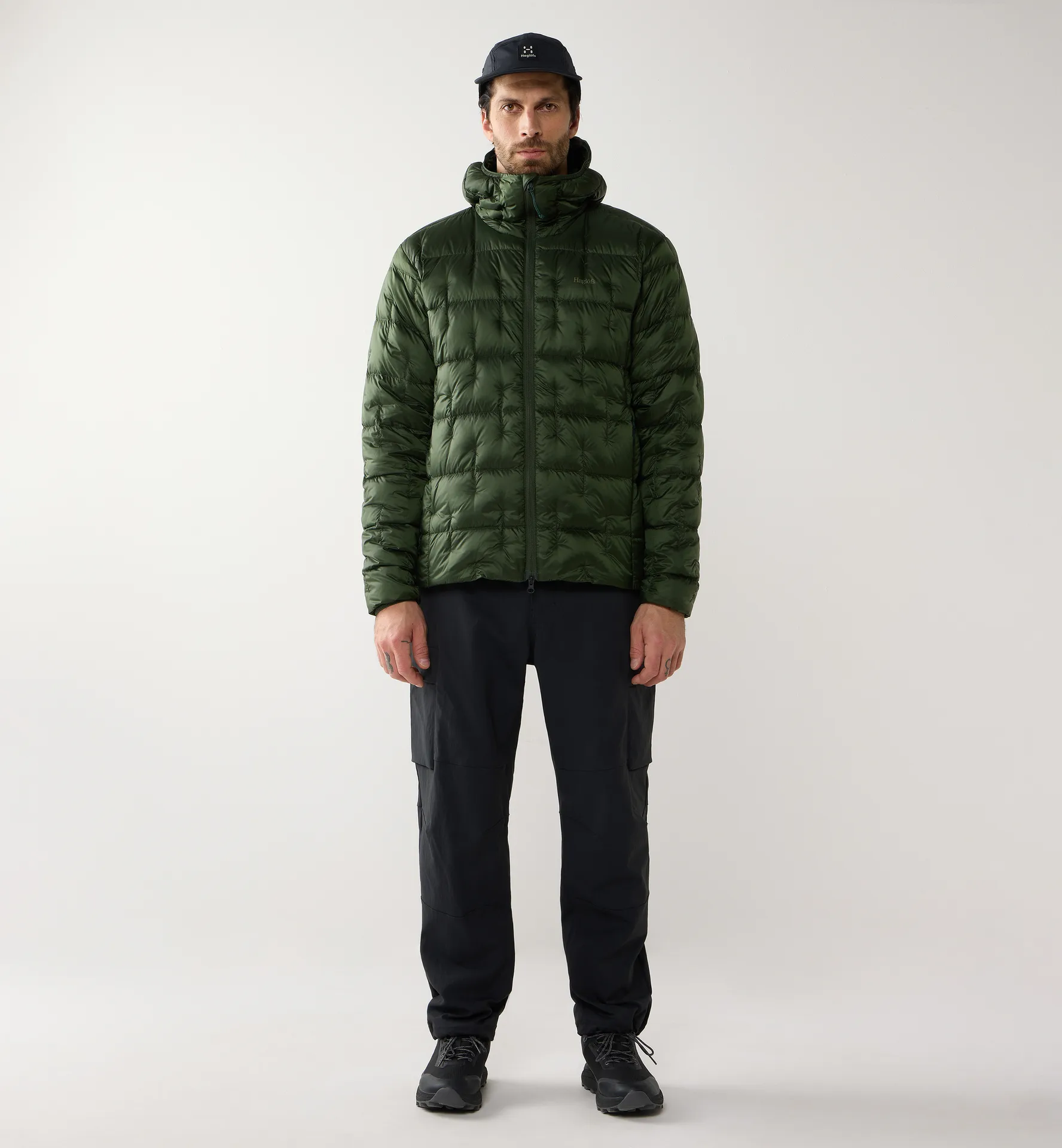 Hede Down Hood Men Seaweed Green