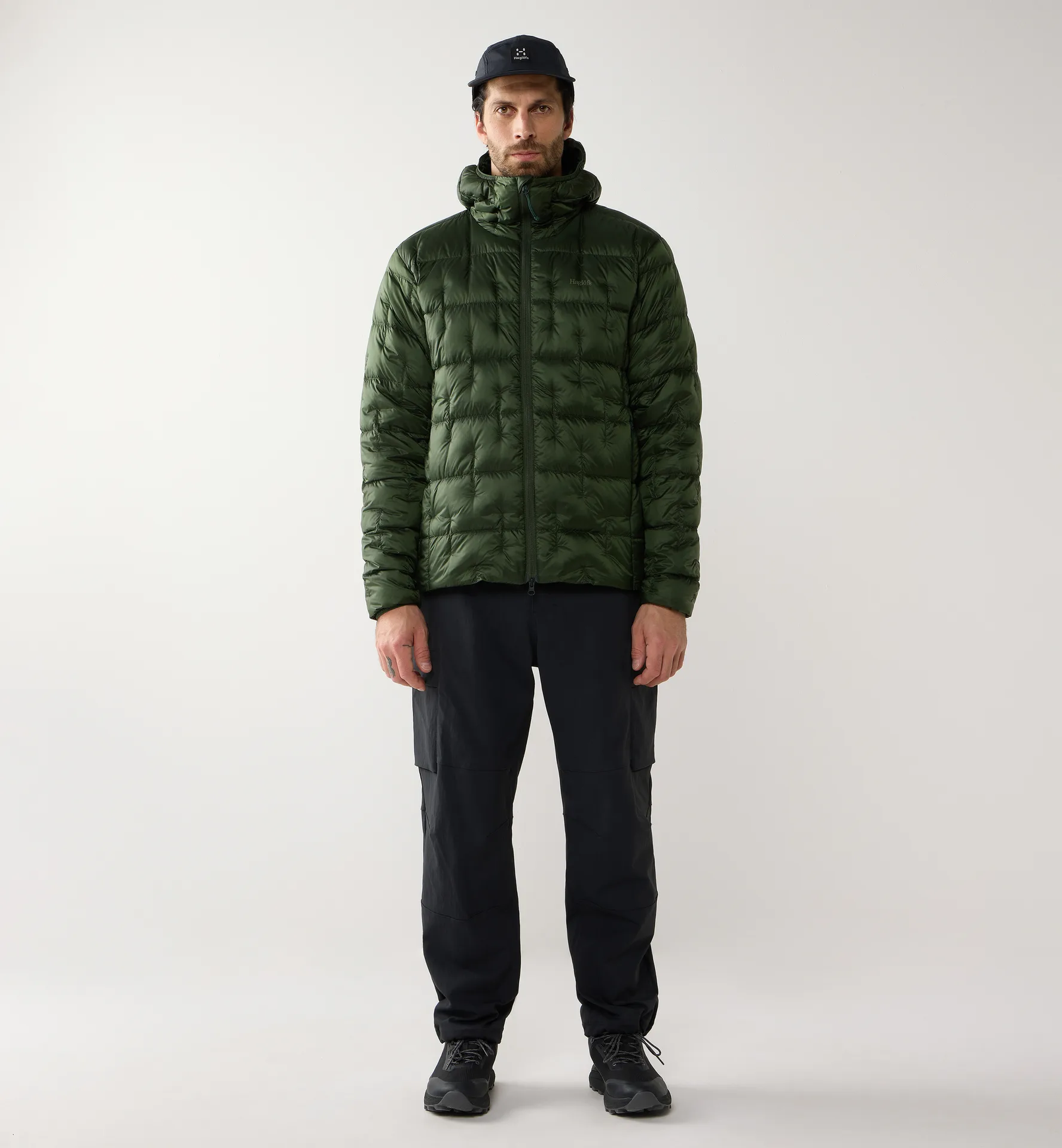Hede Down Hood Men Seaweed Green
