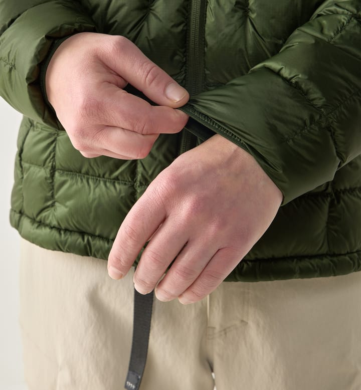 Hede Down Hood Men Seaweed Green