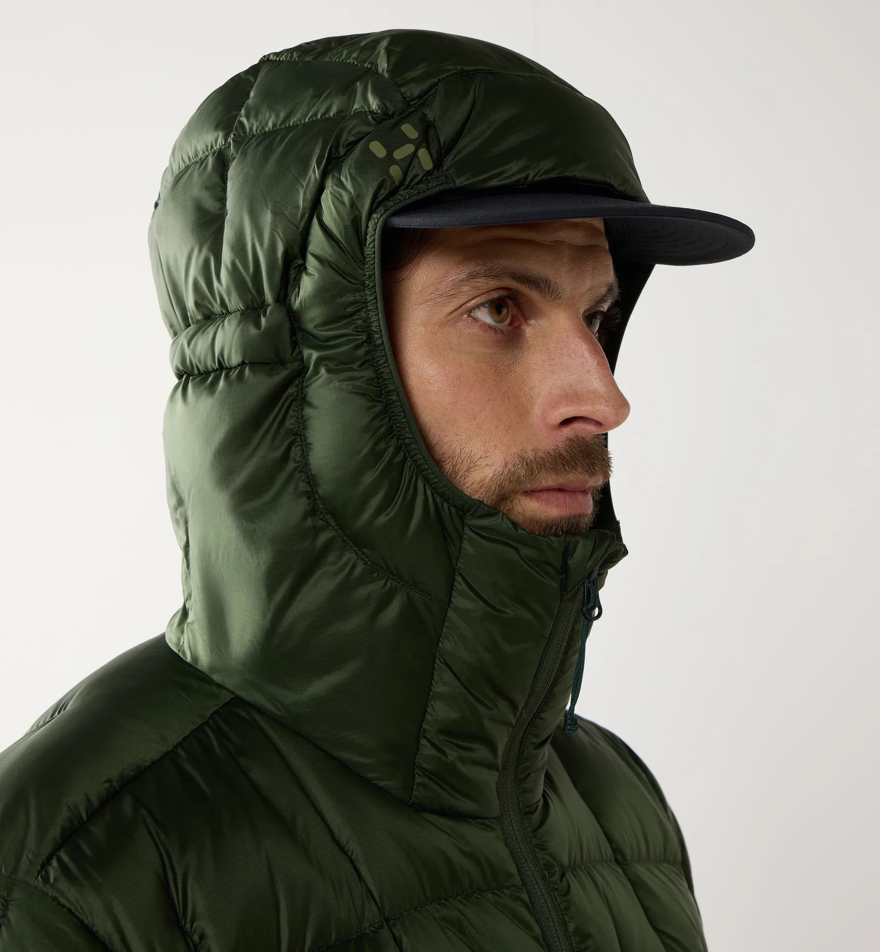 Hede Down Hood Men Seaweed Green