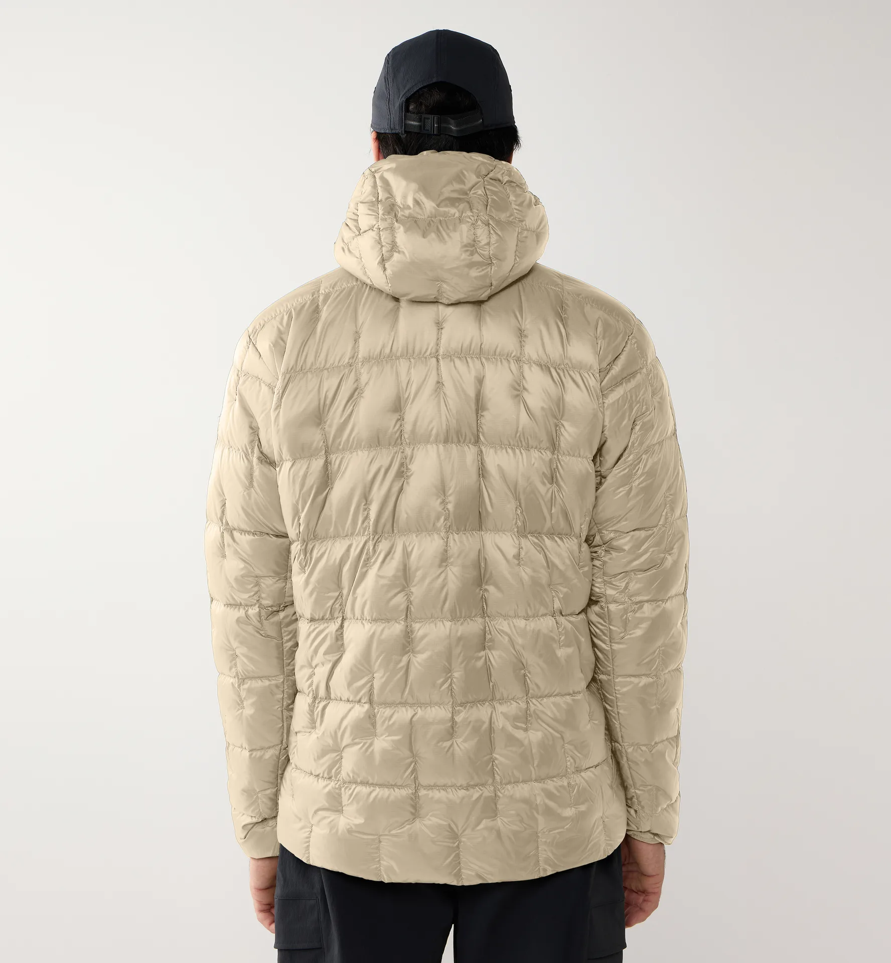 Hede Down Hood Men Chalk Beige