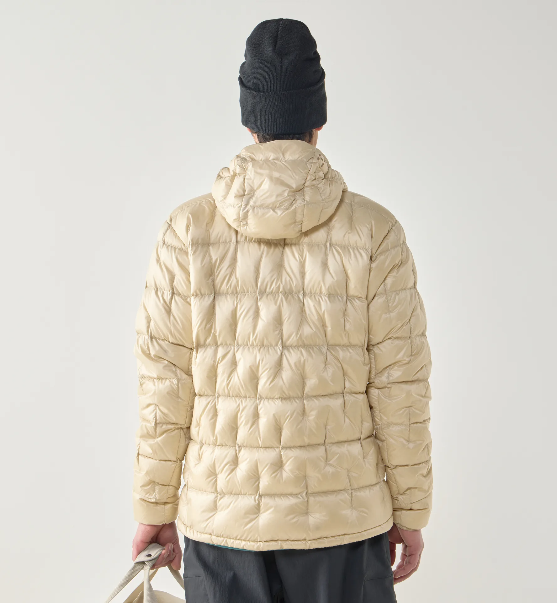 Hede Down Hood Men Chalk Beige