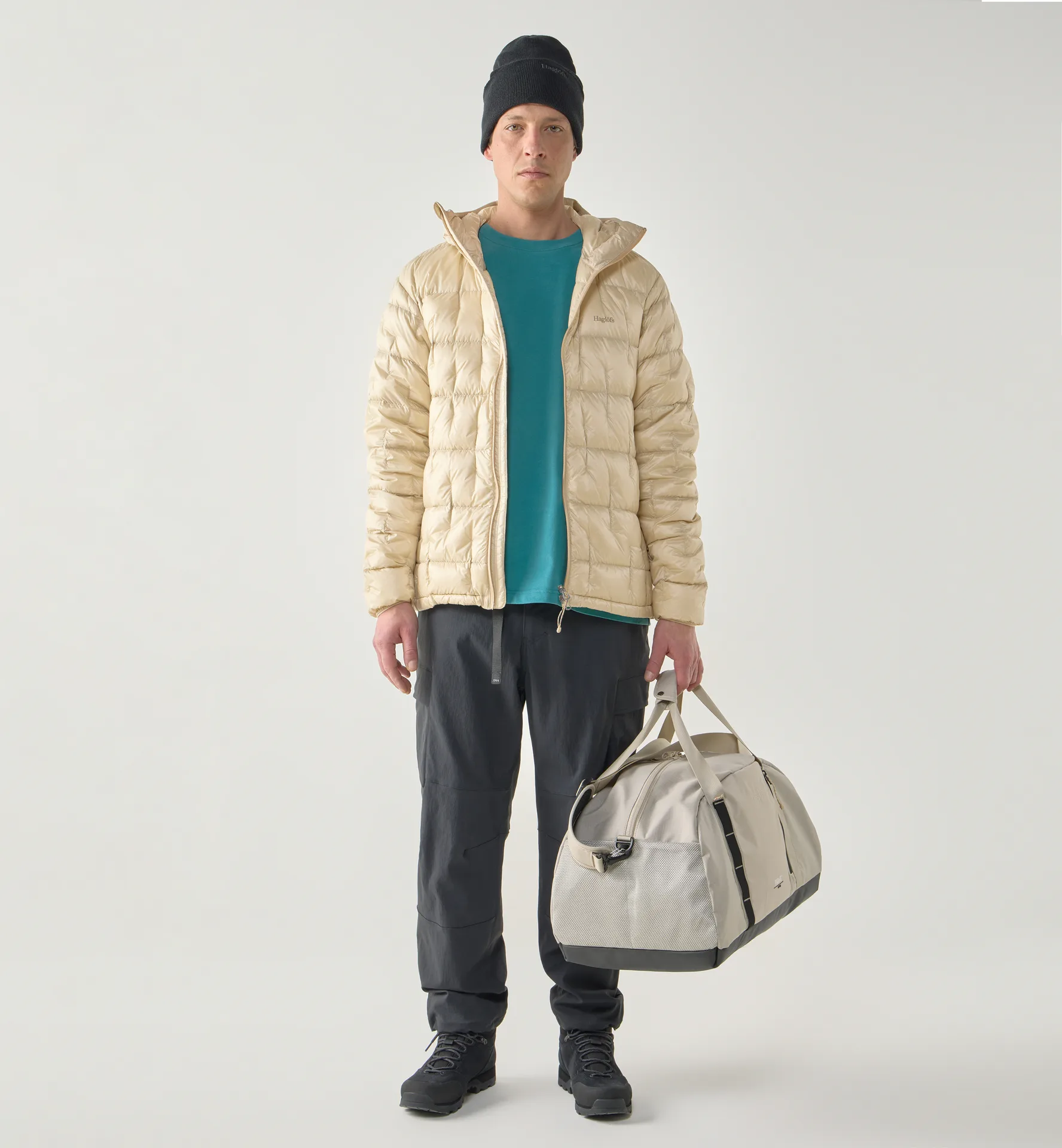 Hede Down Hood Men Chalk Beige