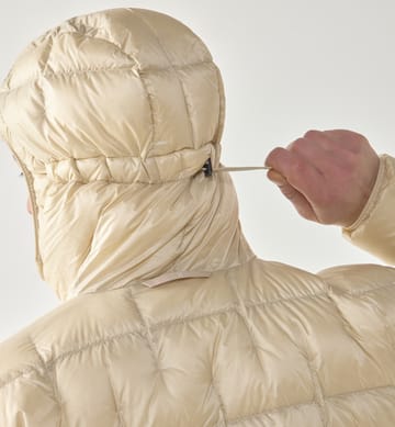 Hede Down Hood Men Chalk Beige