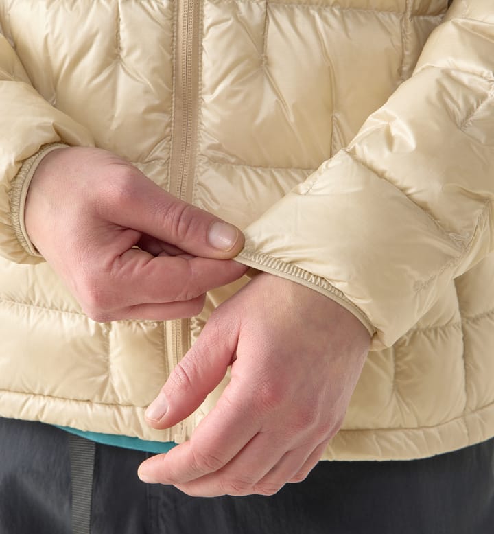 Hede Down Hood Men Chalk Beige