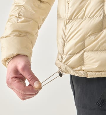 Hede Down Hood Men Chalk Beige