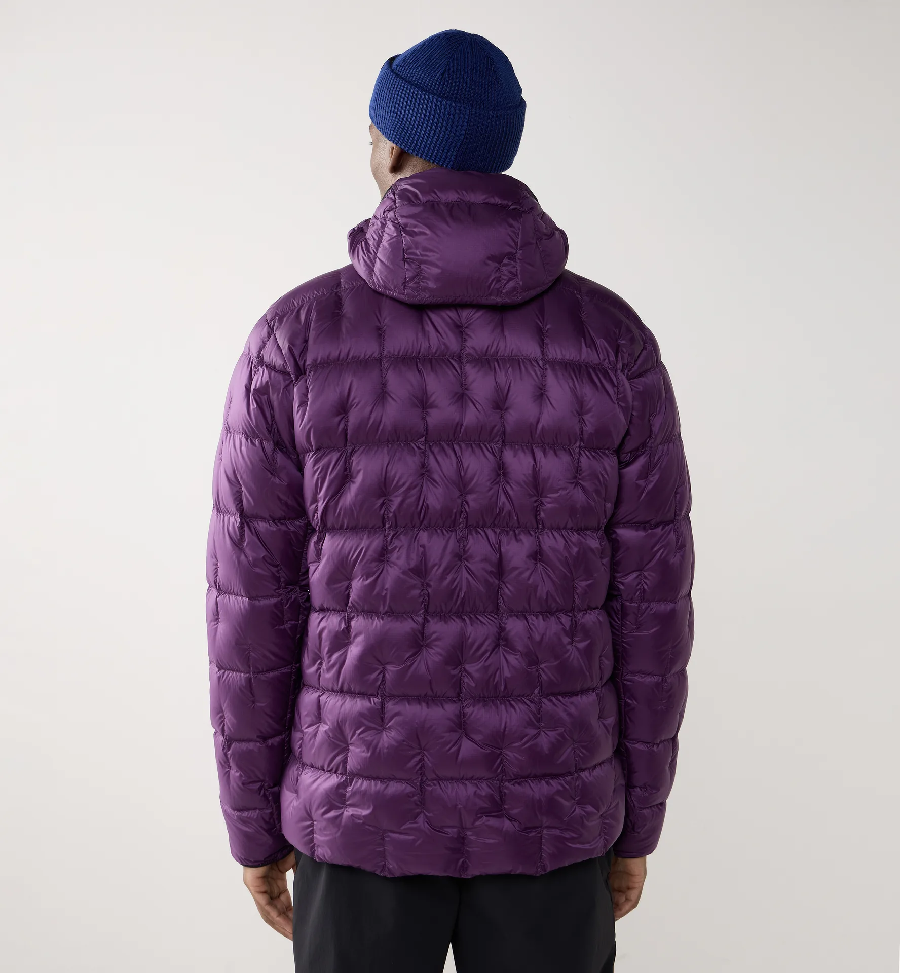 Hede Down Hood Men Purple Night