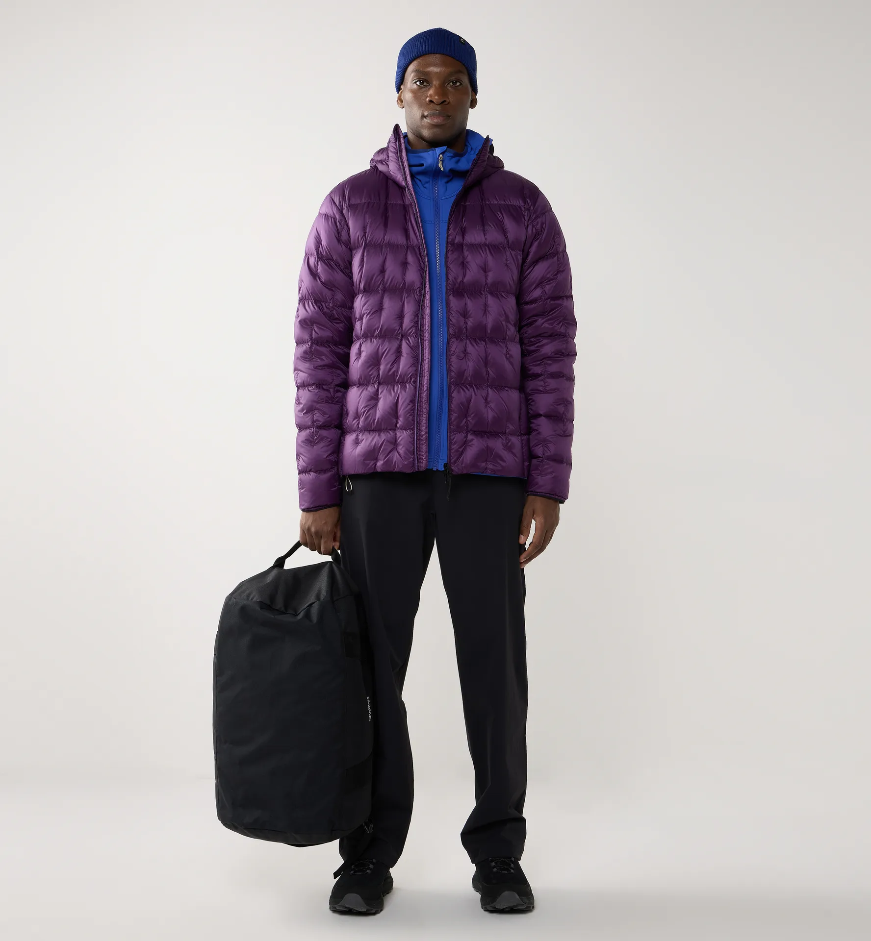 Hede Down Hood Men Purple Night